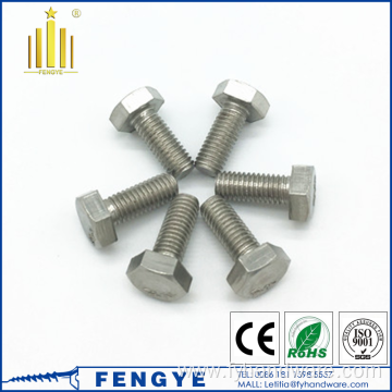 high quality DIN933 titanium hexagon head screws
